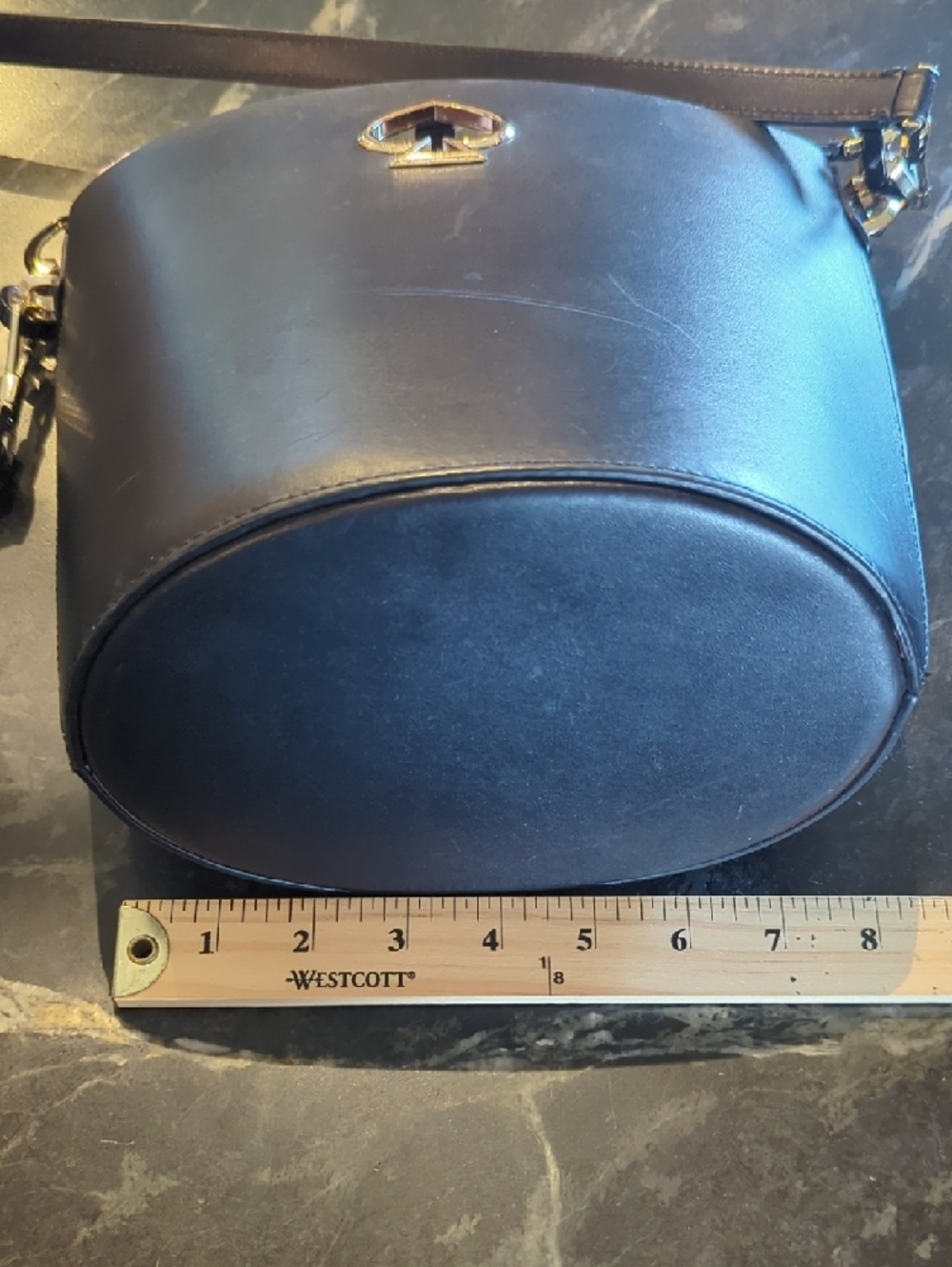 kate spade Black and Pink Trim Bucket Shoulder Bag - Picture 12 of 17
